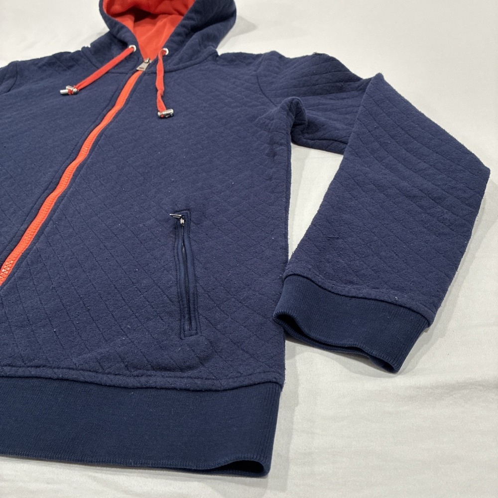 Womens Lauren Ralph Lauren Active‎ Jacket Size Small Blue/Orange Hooded Quilted - Picture 3 of 16